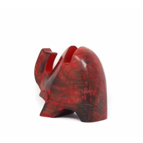 Elephant Eyeglass Stand in Red Wash - Yvonne’s 100th Wish Inc