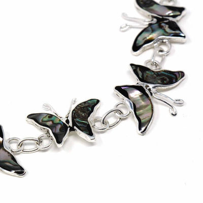 Bracelet, Abalone Butterflies - Yvonne’s 100th Wish Inc