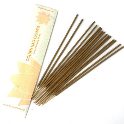 Stick Incense, Golden Nag Champa - - Yvonne’s 100th Wish Inc