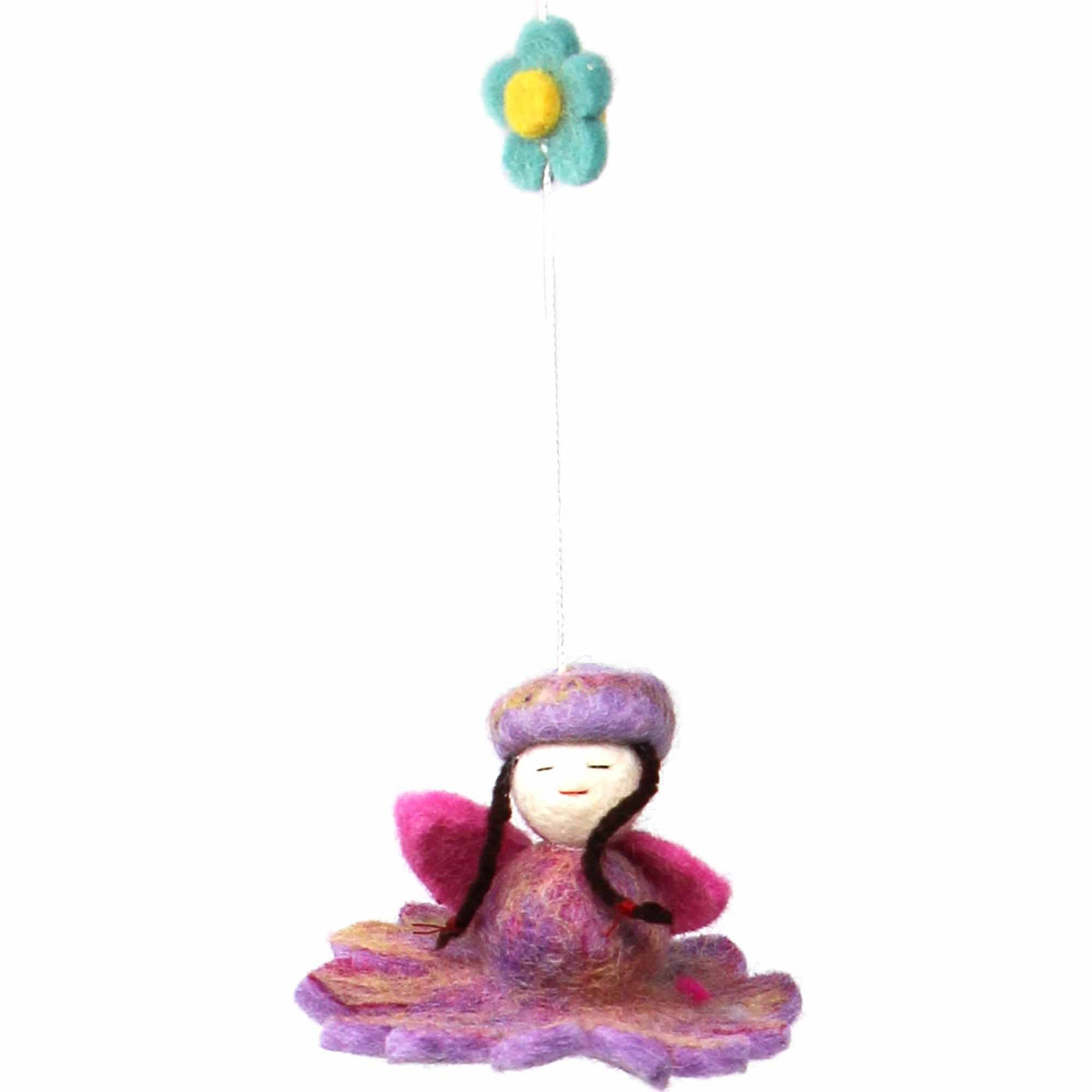 Felt Flower Fairy Mobile - Global Groove - Yvonne’s 100th Wish Inc