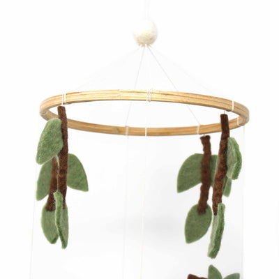 Hand Crafted Felt Sloth Mobile - Yvonne’s 100th Wish Inc
