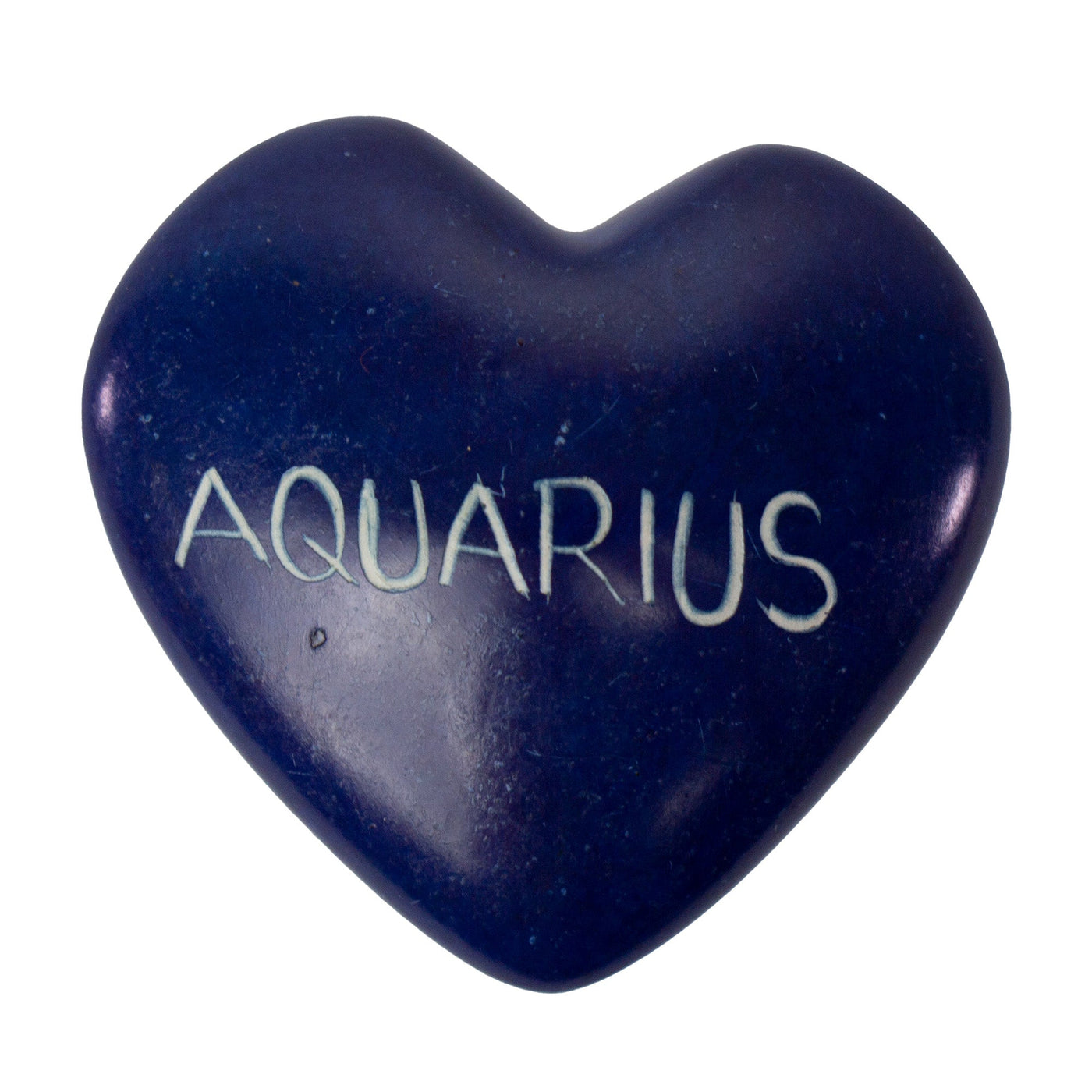 Zodiac Soapstone Hearts, Pack of 5: AQUARIUS
