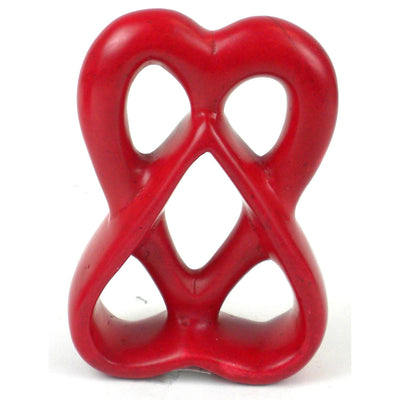Double Heart 4 inch Red - Yvonne’s 100th Wish Inc