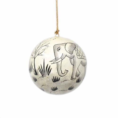 Handpainted Ornament Elephant - Pack of 3 - Yvonne’s 100th Wish Inc
