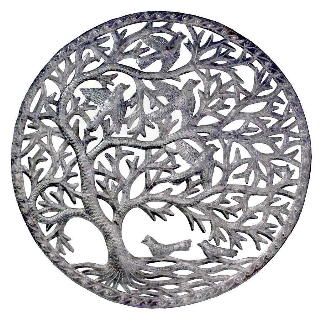 Stormy Tree of Life Wall Art - Croix des Bouquets
