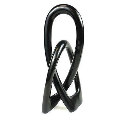 Lovers Knot 10 inch Black