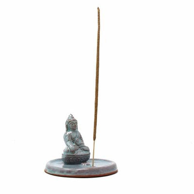 Incense Burner Celadon Buddha - Tibet Collection - Yvonne’s 100th Wish Inc