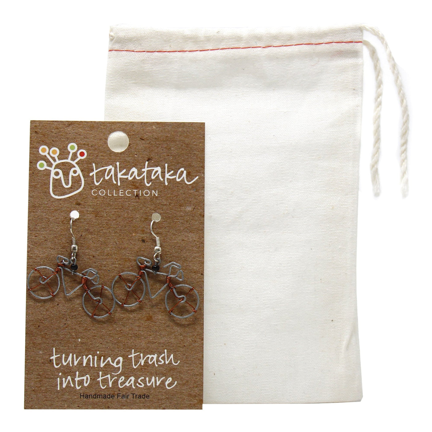Wire Bicycle Earrings - Creative Alternatives - Yvonne’s 100th Wish Inc