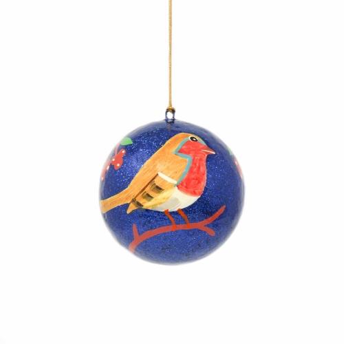 Handpainted Ornament Bird on Branch - Pack of 3 - Yvonne’s 100th Wish Inc