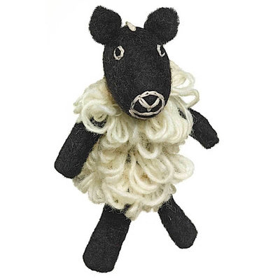 Woolie Finger Puppet - Sheep - Wild Woolies (T) - Yvonne’s 100th Wish Inc