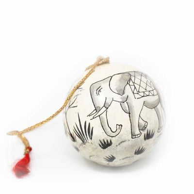 Handpainted Ornament Elephant - Pack of 3 - Yvonne’s 100th Wish Inc